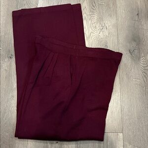 St. John collection pants size 16 burgundy